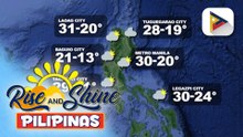 Luzon at Visayas, apektado ng amihan; silangang bahagi ng Mindanao, apektado ng trough ng bagyong nasa labas ng PAR