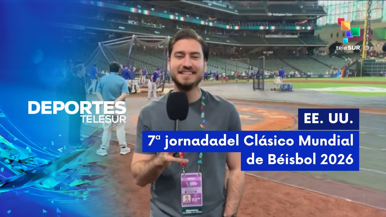DEPORTES TELESUR | EE. UU. | 7ª jornadadel Clásico Mundial de Béisbol 2026 11-03-2026