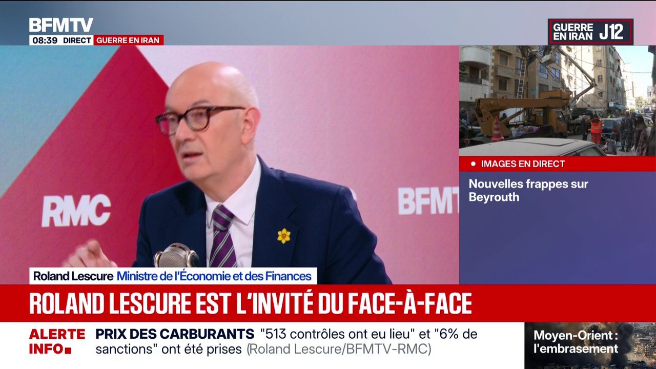 Le "vrai nœud du problème" est "dans le détroit d'Ormuz", déclare Roland Lescure, ministre de l'Économie et des Finances