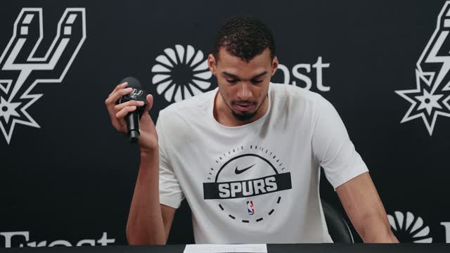 Spurs - Wembanyama réagit aux 83 points d’Adebayo