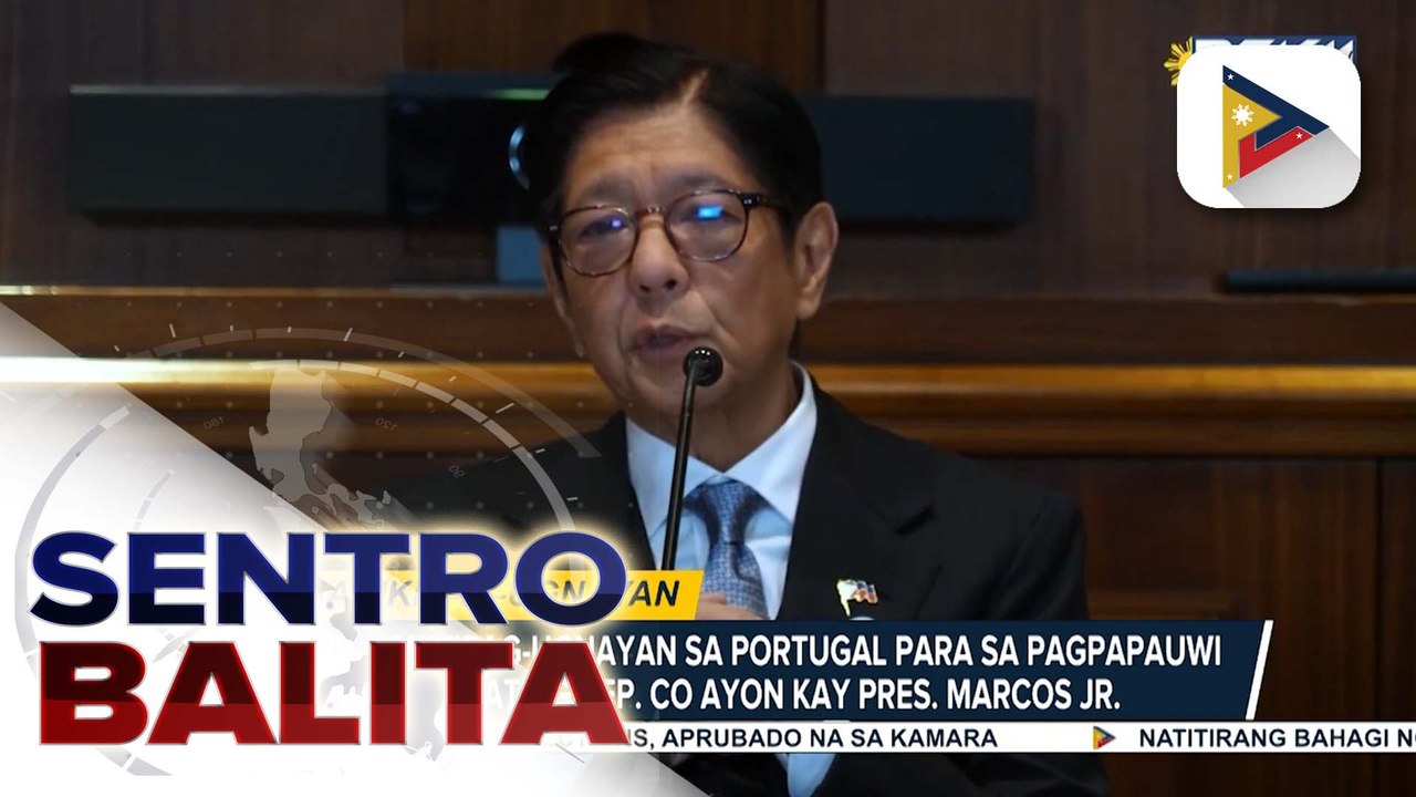 PH, nakikipag-ugnayan sa Portugal para sa pagpapauwi kay dating Rep. Co, ayon kay PBBM