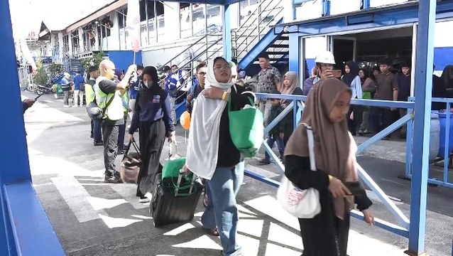 Pemudik di Pelabuhan Tanjung Emas Semarang Pilih Berangkat Lebih Awal