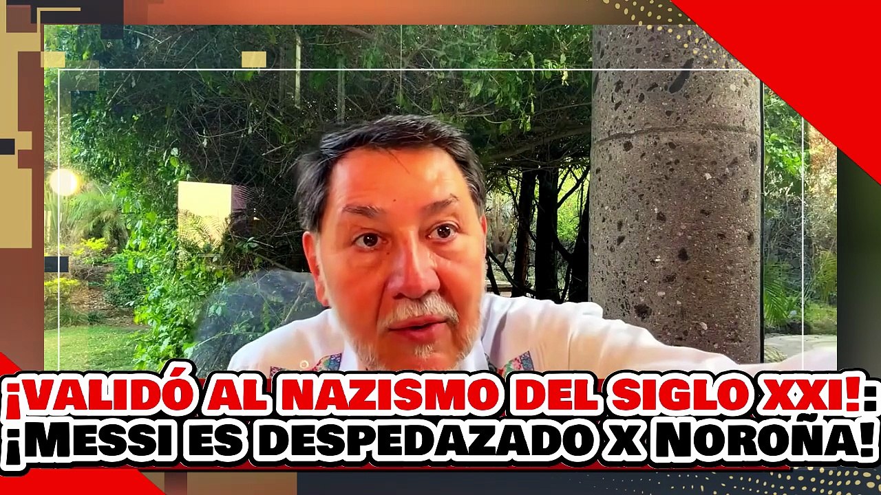 🔥🚨¡VALIDÓ AL NAZISMO DEL SIGLO XXI! ¡”EL BOBO” MESSI es DESPEDAZADO por NOROÑA x POSTRARSE a TRUMP!