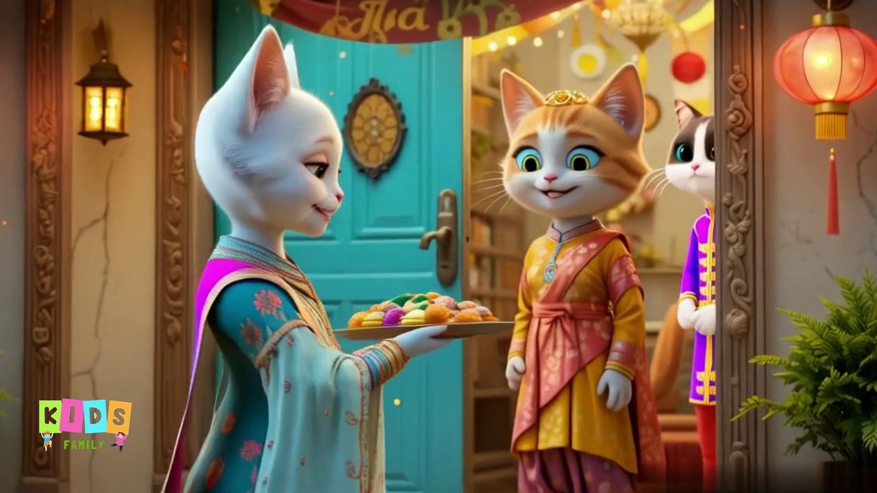 Happy Eid Mubarak 🌙 | Magical 3D Animated Eid Celebration for Kids | #eidmubarak