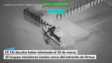 Washington declara destruir buques minadores cerca del estrecho de Ormuz
