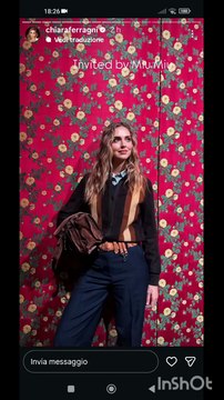 Chiara Ferragni di nuovo a Parigi per sfilate moda