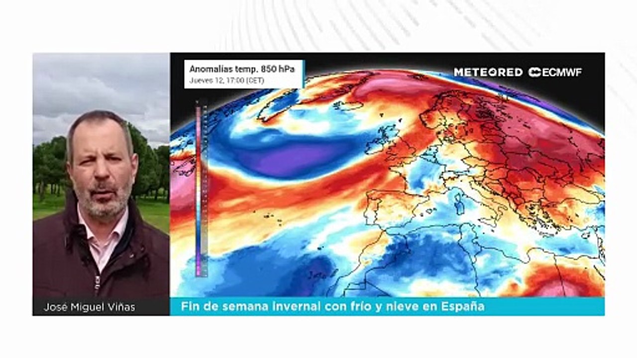 La nieve volverá a varias zonas de España este fin de semana