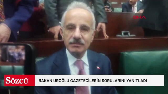 Bakan Uraloğlu gazetecilerin sorularını yanıtladı