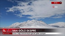 Bitlis’te Van Gölü Ekspresi, Kirkor Dağı manzarasıyla görsel şölen sunuyor