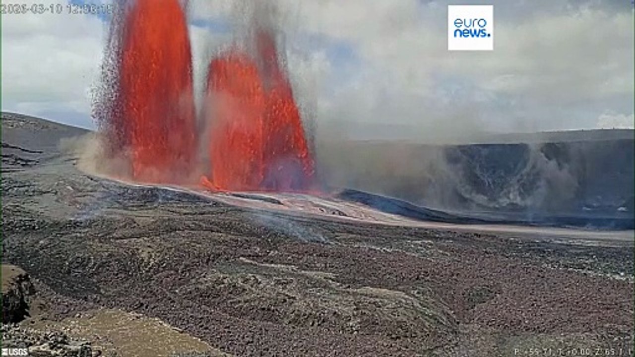 Hawaii: Vulkan Kilauea speit Lavafontänen bis zu 300 Meter hoch