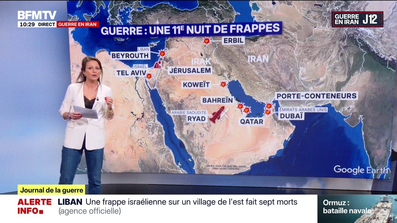 Guerre au Moyen-Orient: cargos touchés, frappes israéliennes, riposte iranienne... les images fortes