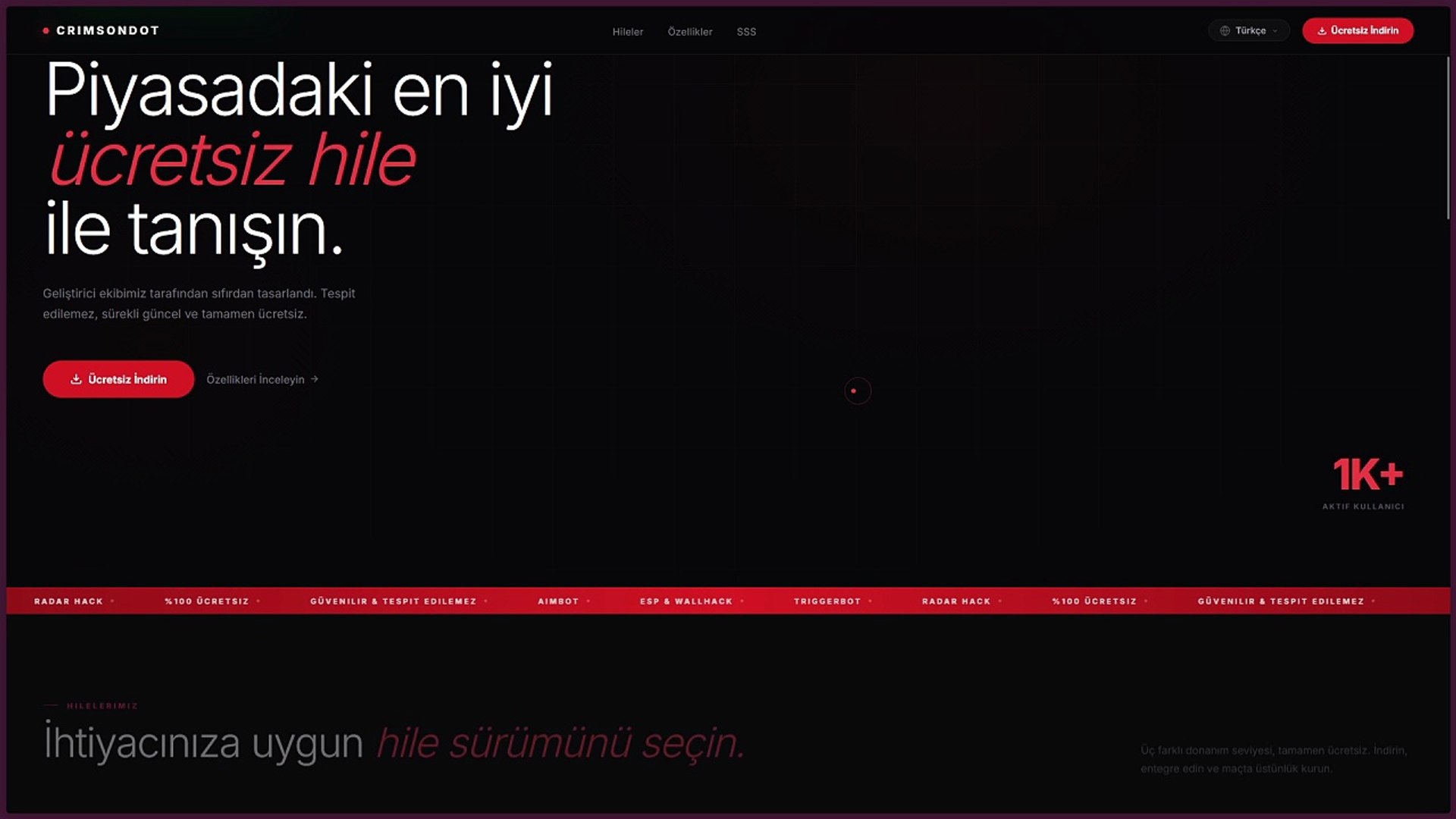 CrimsonDot | Free CS2 External | Discord In Description