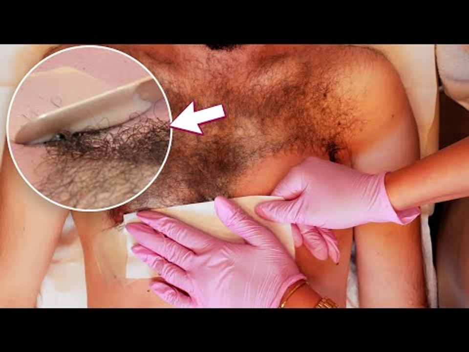 FULL BODY WAXING ON A MAN
