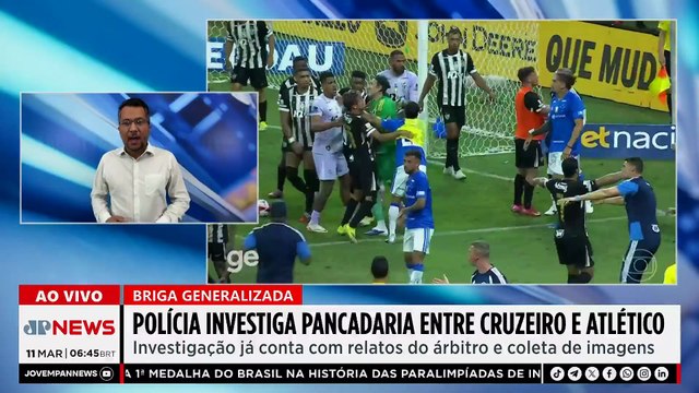 Polícia Civil investiga briga generalizada entre jogadores do Cruzeiro e do Atlético-MG