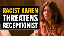 Racist Karen Threatens Black Receptionist, She Gets What She Deserves!