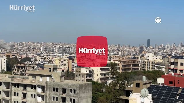 İsrail, Lübnan'ın başkenti Beyrut'taki Dahiye bölgesine hava saldırıları düzenledi
