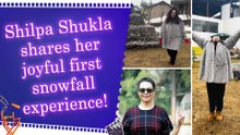 Shilpa Shukla shares joyful video of her first snowfall experience on Instagram