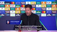 Simeone : “Griezmann sait à quel point il est important dans l’histoire de l’Atlético”