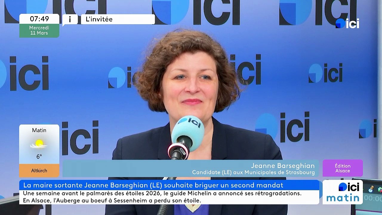 Municipales à Strasbourg : Jeanne Barseghian veut aller "plus loin" après un premier bilan "d'action et de réparation"
