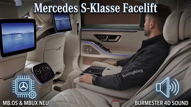 Mercedes S-Klasse Facelift 2026: Innenraum, Technik und Komfort