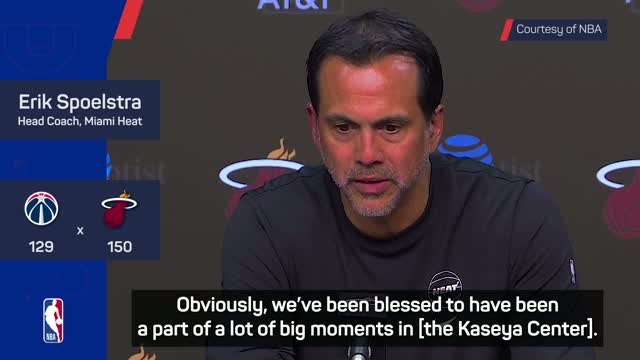 Spoelstra reflects on 'surreal night' for 83-point Adebayo