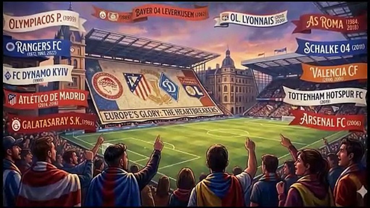 ក្លឹបបាល់ទាត់ទាំង ១០ ដែលមានកេរ្តិ៍ឈ្មោះល្បីល្បាញ ប៉ុន្តែមិនទាន់ភ្លក់រសជាតិពាន UEFA Champions League