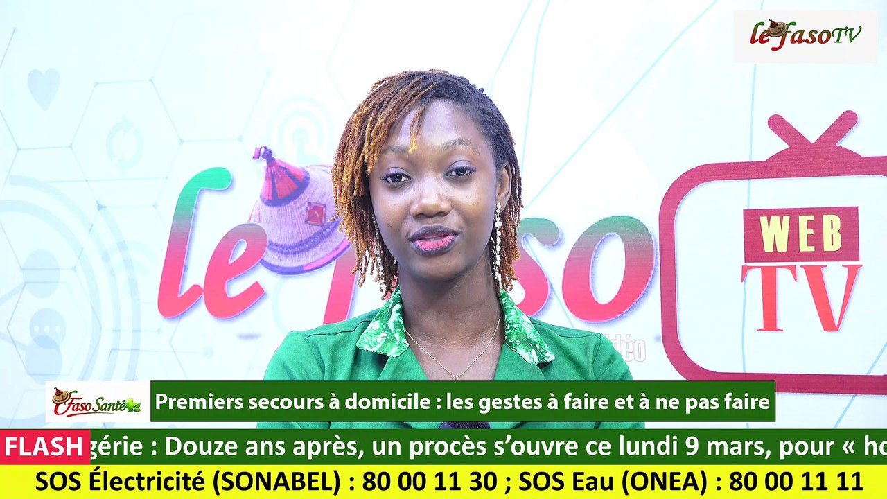 Faso Santé : Les premiers secours à domicile
