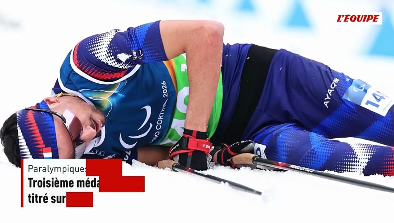 Troisième médaille d'or française grâce à Karl Tabouret, titré sur le 10 km aux Jeux Paralympiques - Paralympiques 2026 - Para-ski de fond (H)