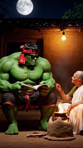 Hulk Running in the Dark Jungle 😳 | Powerful AI Superhero Scene