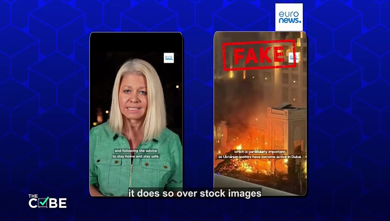 Fake Euronews reports used to spread disinformation about Middle East war