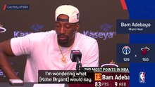'I wonder what Kobe would say?' - Adebayo's response to his historic 83-point game