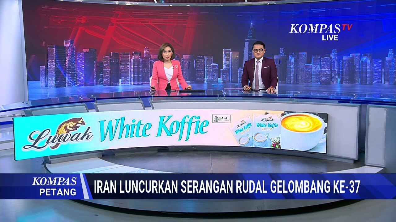 Detik-Detik Iran Luncurkan Serangan Rudal Gelombang ke-37 ke Target Vital AS-Israel | KOMPAS PETANG