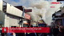 Zeytinburnu Demirciler Sitesi'nde yangın