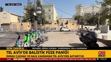 Tel Aviv'de balistik füze paniği