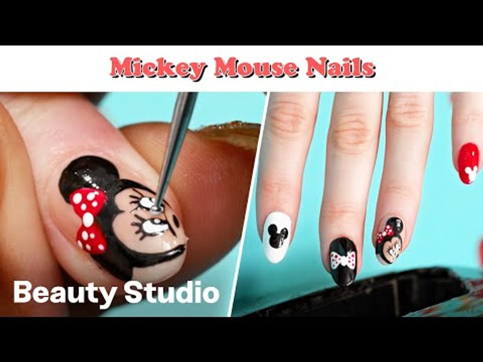 Disney Mickey Mouse Inspired Nails!