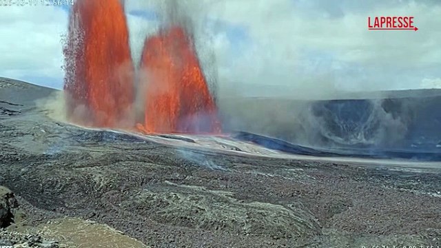 Hawaii, la nuova eruzione del vulcano Kilauea: fontane di lava alte fino a 300 metri