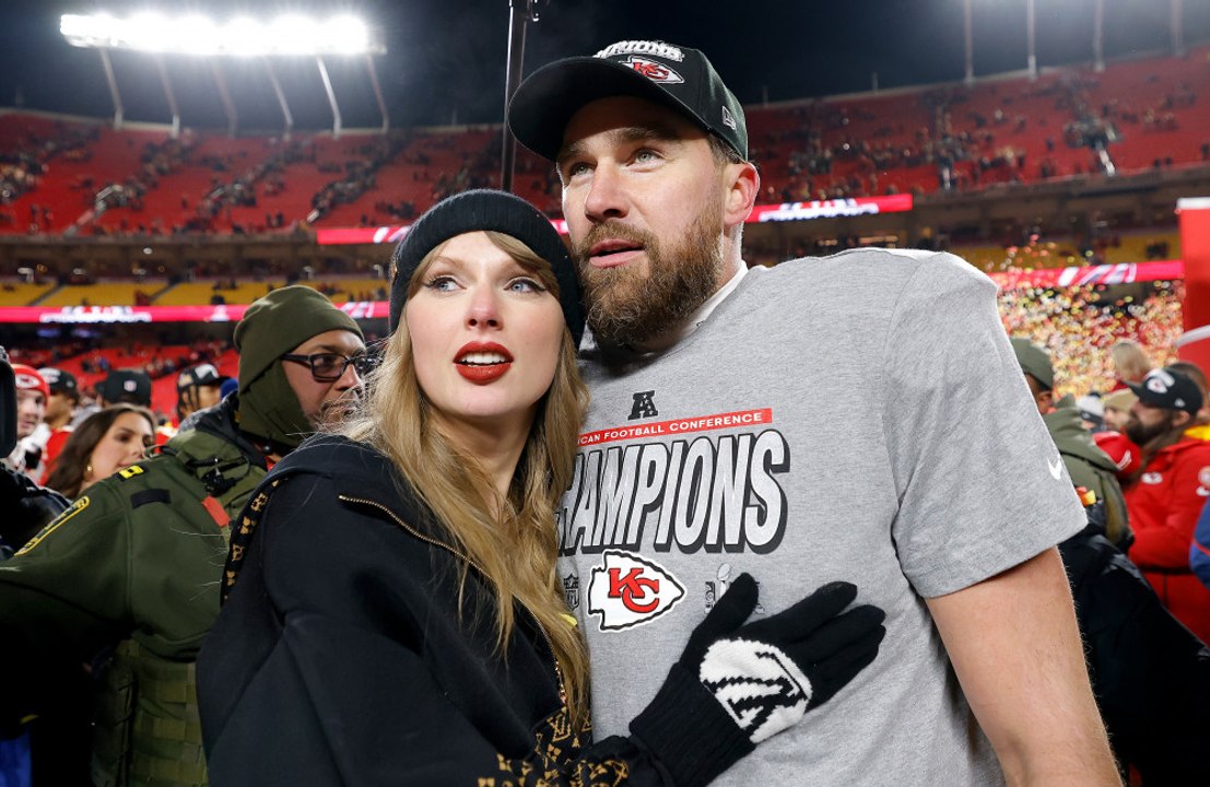 Travis Kelce credits Taylor Swift's work ethic...