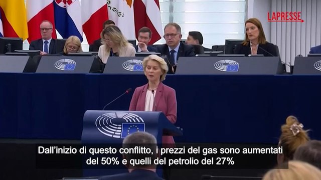 Iran, von der Leyen: 10 giorni di guerra gi? costati 3 mld per energia