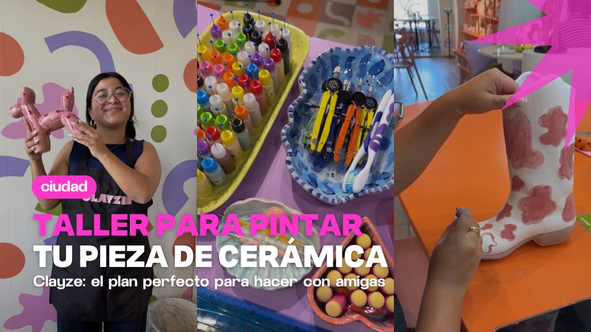 Clayze: pinta tu propia pieza en este taller de cerámica