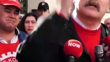 Erkan Baş'tan grevdeki Özel İtalyan Lisesi öğretmenlerine destek 'Bu kavga, Türkiye işçi sınıfının kavgası'