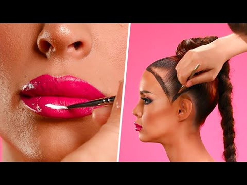BARBIE DOLL MAKEUP TRANSFORMATION