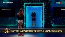 La polémica charla de Luana con su novio Lucas en Gran Hermano
