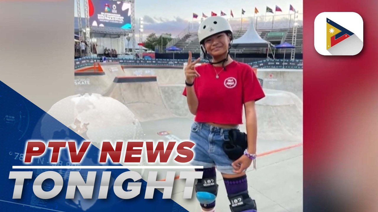 Mazel Paris Alegado finishes 17th at the Skateboarding World Championships