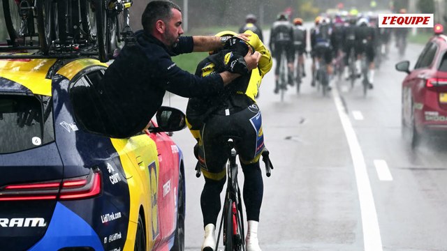 Porteur du maillot jaune, Juan Ayuso abandonne Paris-Nice dans le chaos après une chute sur la 4e étape - Cyclisme - Paris-Nice