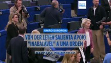 Após reações negativas, von der Leyen reforça apoio "inabalável" à ordem baseada em regras