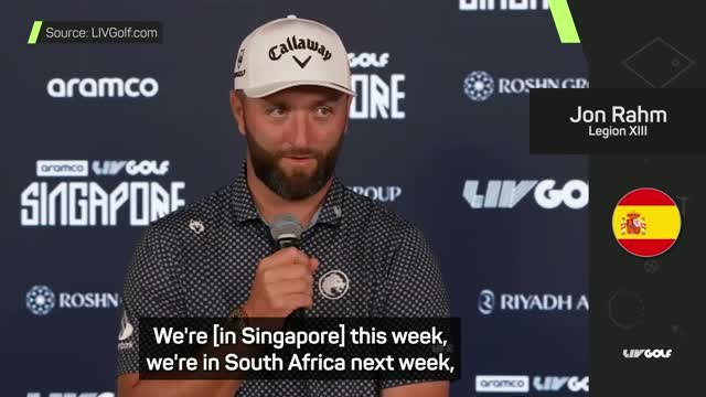 Rahm focused on LIV, not the Masters