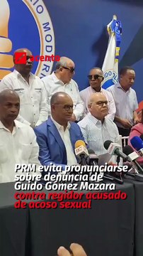 PRM evita pronunciarse sobre denuncia de Guido Gómez Mazara contra regidor acusado de acoso sexual