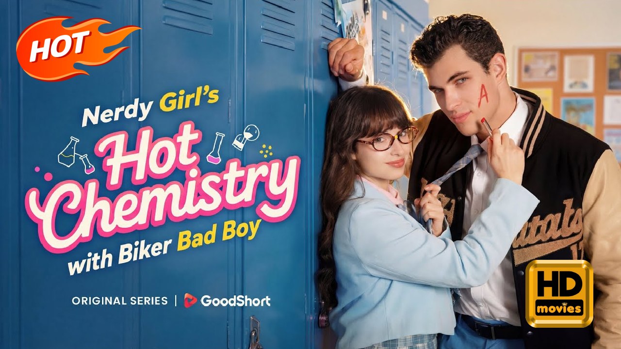 Nerdy Girl's Hot Chemistry with Biker Bad Boy | Full Movie HD  - SweetRomance Campus Young Strong Female Lead Love Triangle Enemies-to-lovers ShortDrama