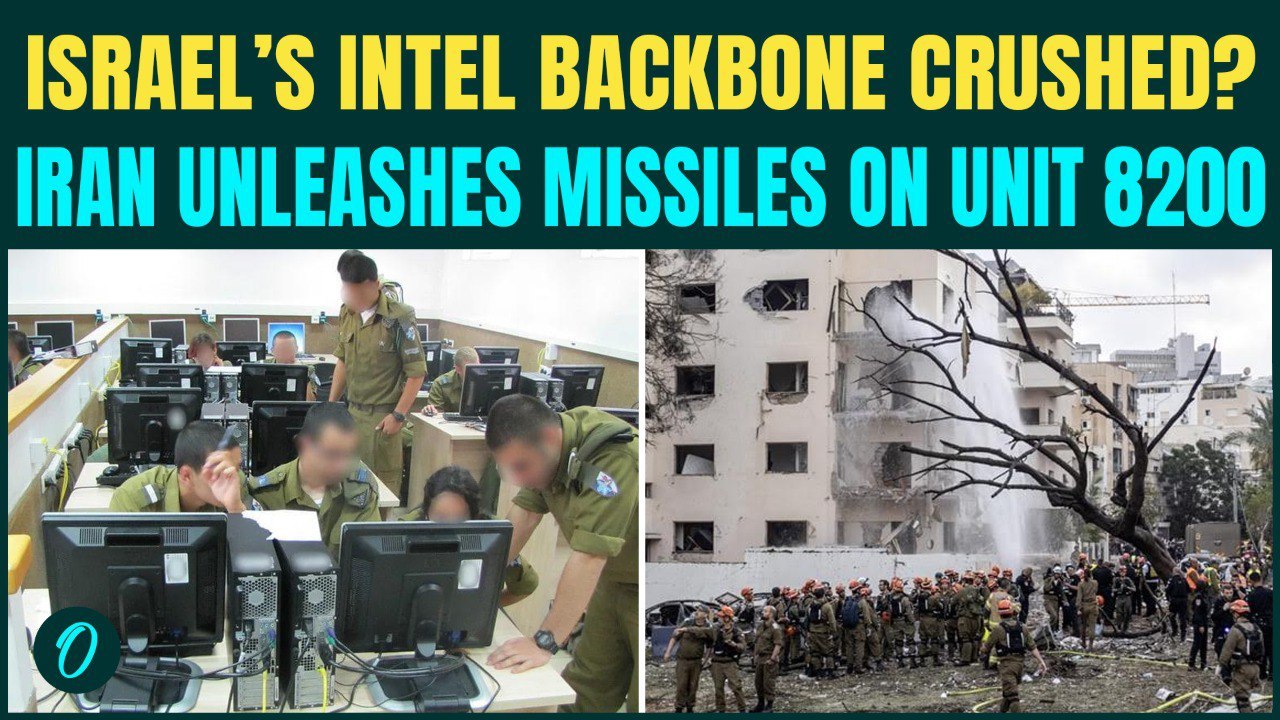 Iran BLOWS Israeli Intel Units in PRECISION Strike; Elite Unit 8200, Haifa Struck in Missile Barrage