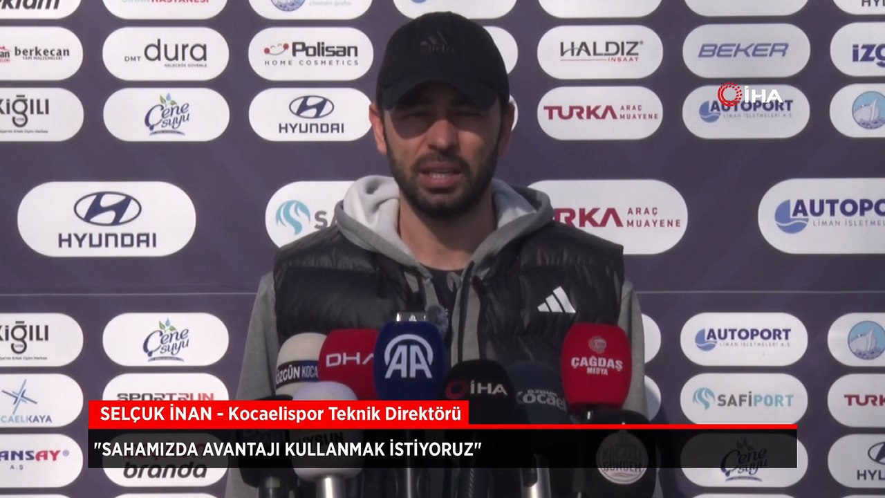 Kocaelispor Teknik Direktörü Selçuk İnan: Her maçı kazanmak istiyoruz